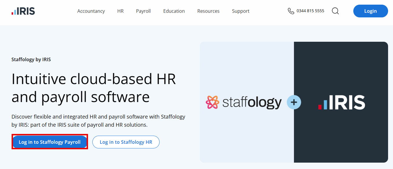 Go to Payroll > login