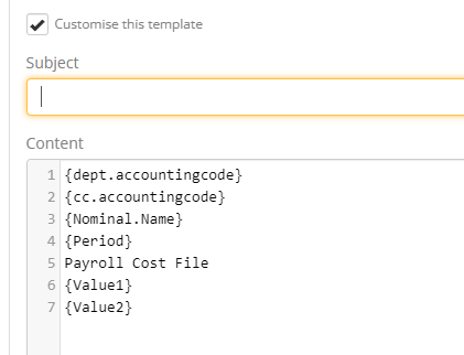 Custom journal output file