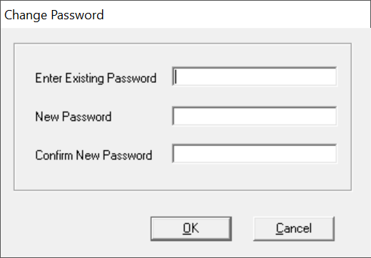 the Alter Admin Password screen