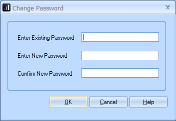 the Alter Admin Password screen